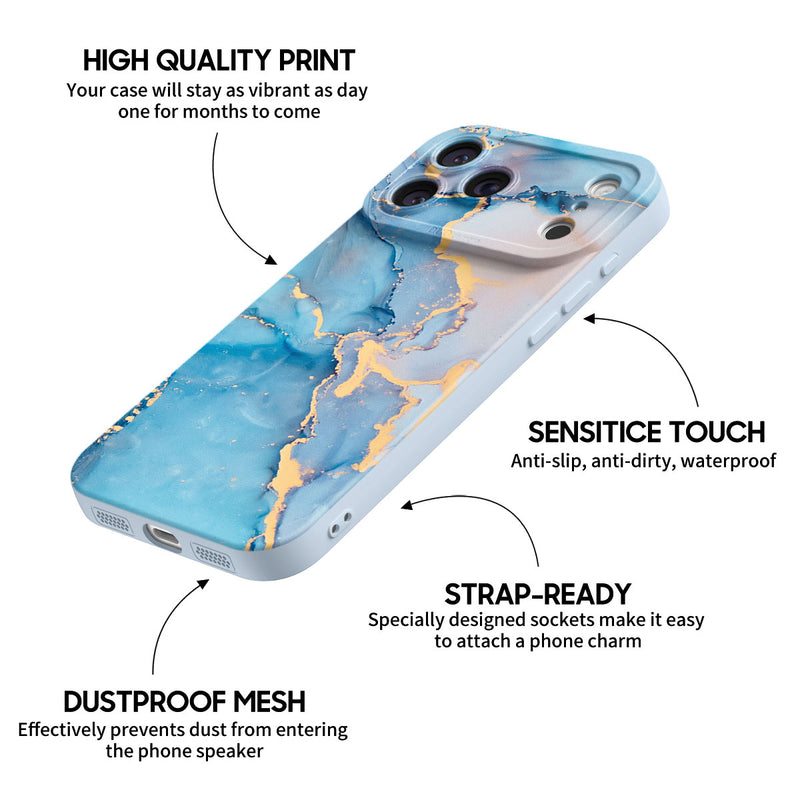 Sapphire Blue - iPhone Silicone Case