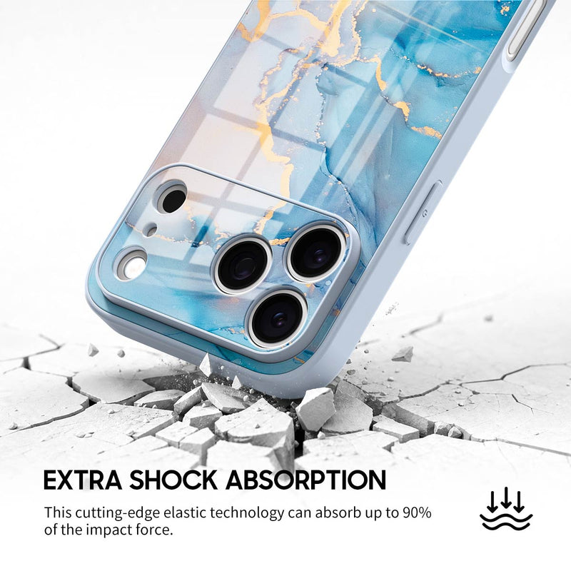 Sapphire Blue - iPhone Glass Case