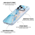 Sapphire Blue - iPhone Glass Case