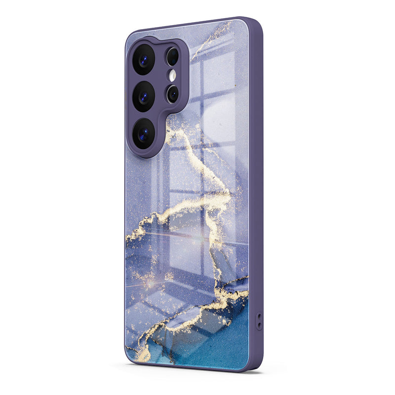 Purple Chalcedony - Samsung Glass Case