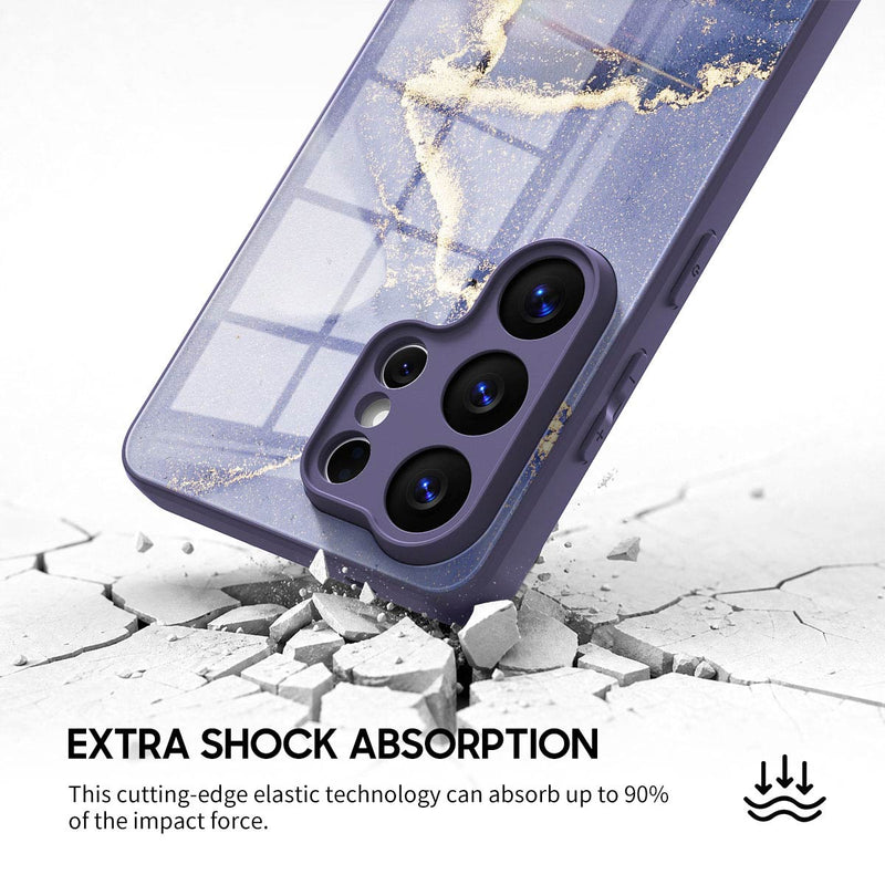 Purple Chalcedony - Samsung Glass Case