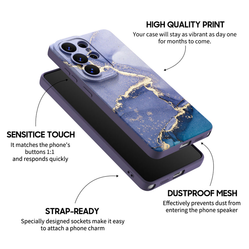 Purple Chalcedony - Samsung Silicone Case