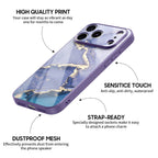 Purple Chalcedony - iPhone Glass Case