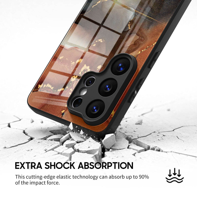 Amber Brown - Samsung Glass Case