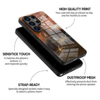 Amber Brown - Samsung Glass Case