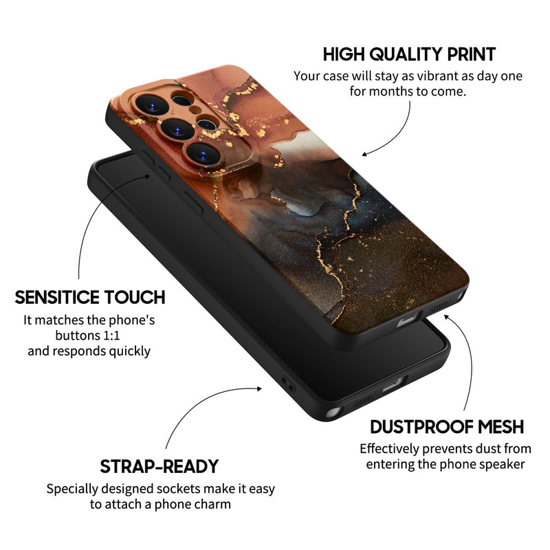 Amber Brown - Samsung Silicone Case