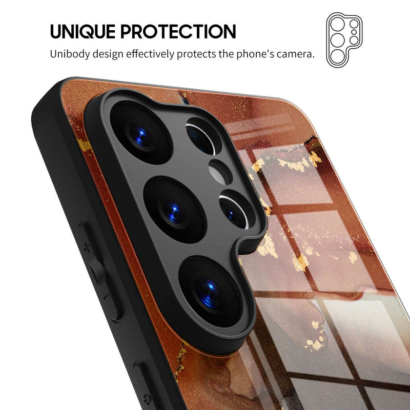 Amber Brown - Samsung Glass Case