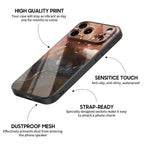 Amber Brown - iPhone Glass Case
