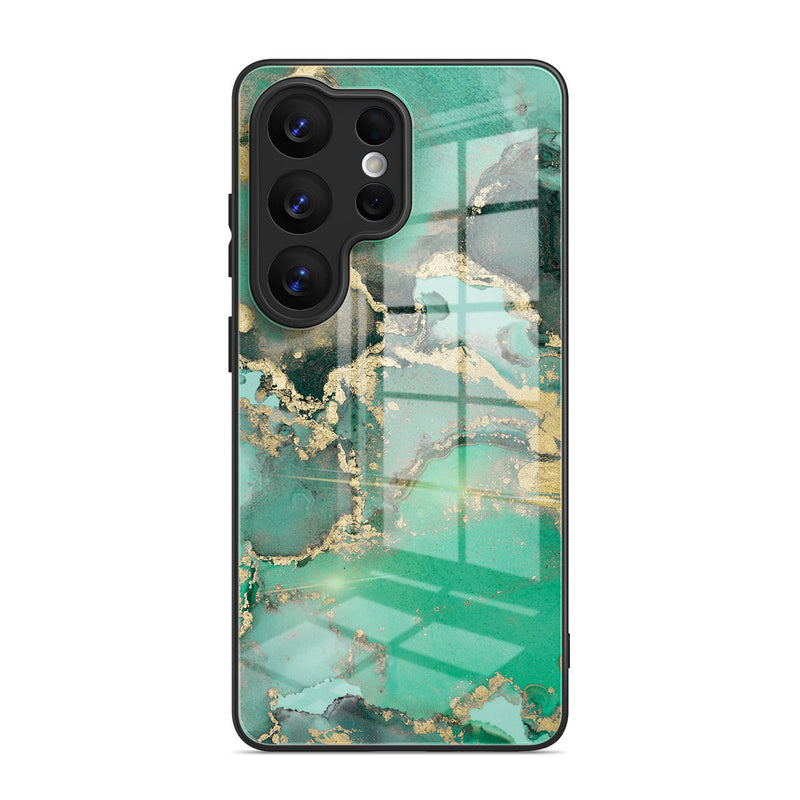 Malachite - Samsung Glass Case