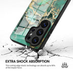 Malachite - Samsung Glass Case