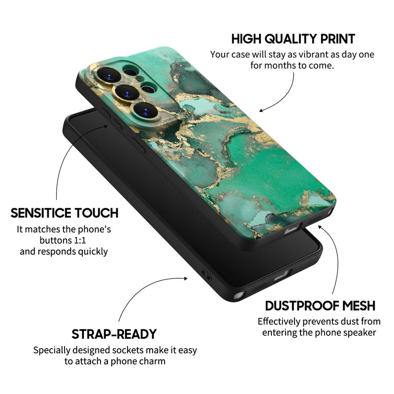 Malachite - Samsung Silicone Case