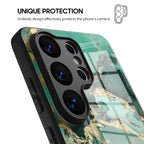 Malachite - Samsung Glass Case