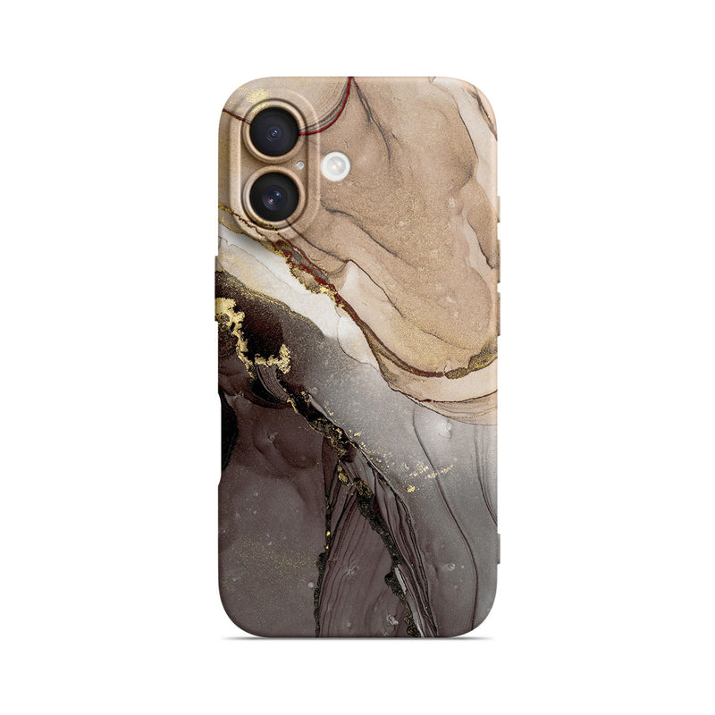 Elegant Brown - iPhone Silicone Case