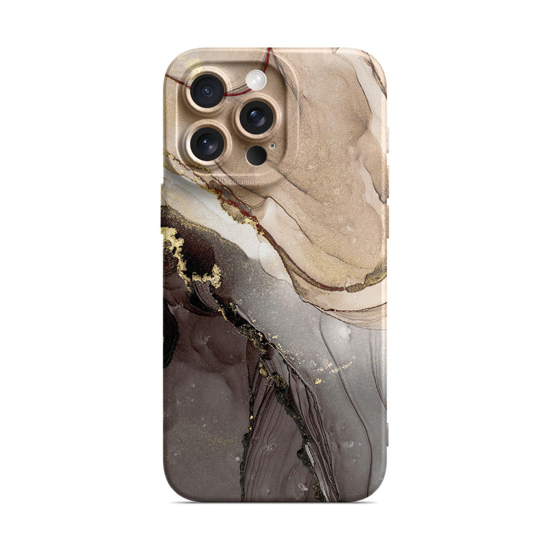 Elegant Brown - iPhone Silicone Case