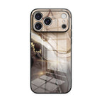 Elegant Brown - iPhone Glass Case