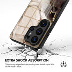 Elegant Brown - Samsung Glass Case