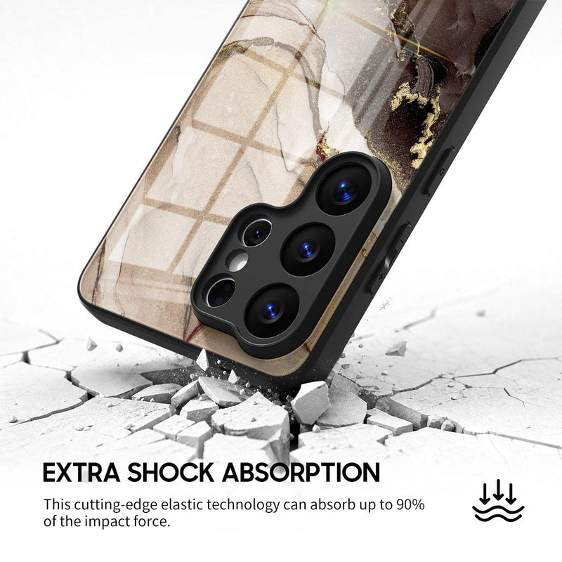 Elegant Brown - Samsung Glass Case