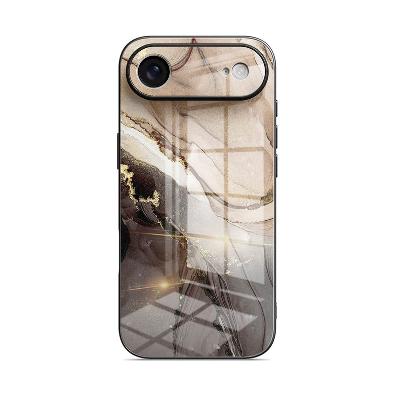 Elegant Brown - iPhone Glass Case