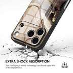 Elegant Brown - iPhone Glass Case