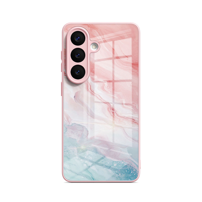 Peach Pink Jade - Samsung Glass Case