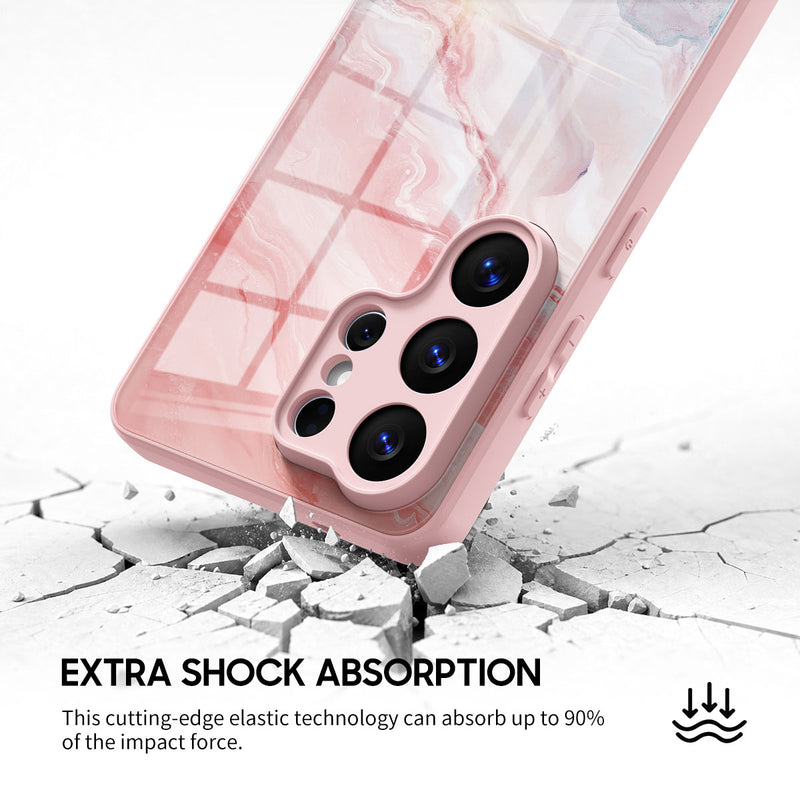 Peach Pink Jade - Samsung Glass Case