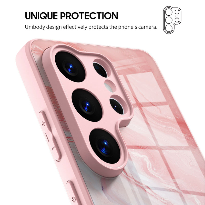 Peach Pink Jade - Samsung Glass Case