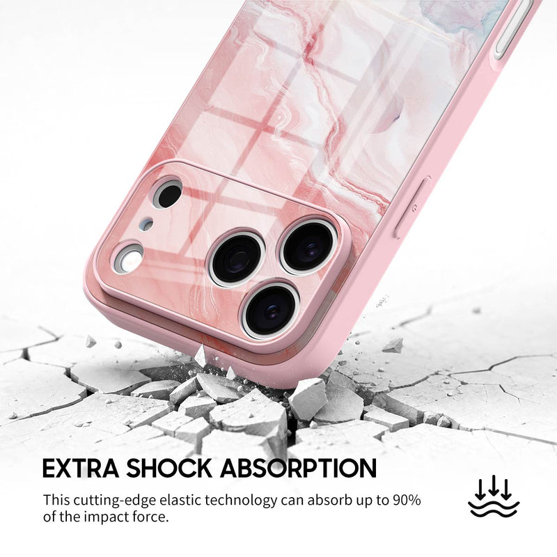 Peach Pink Jade - iPhone Glass Case