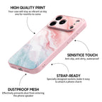 Peach Pink Jade - iPhone Glass Case