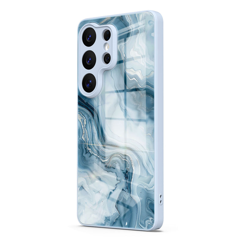 Ice Blue Jade - Samsung Glass Case