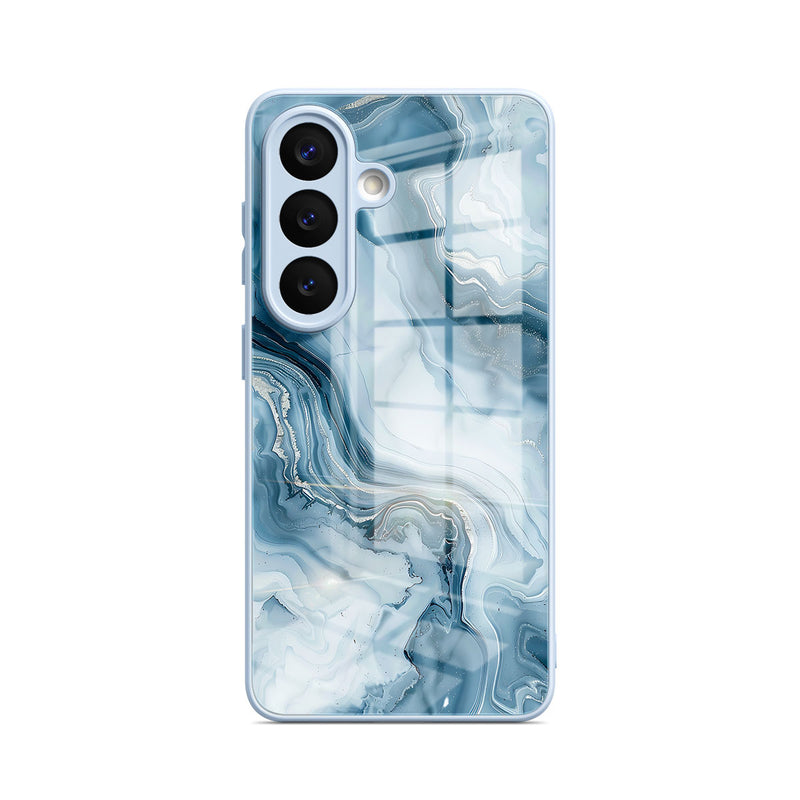 Ice Blue Jade - Samsung Glass Case