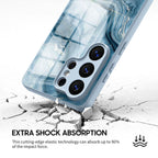 Ice Blue Jade - Samsung Glass Case