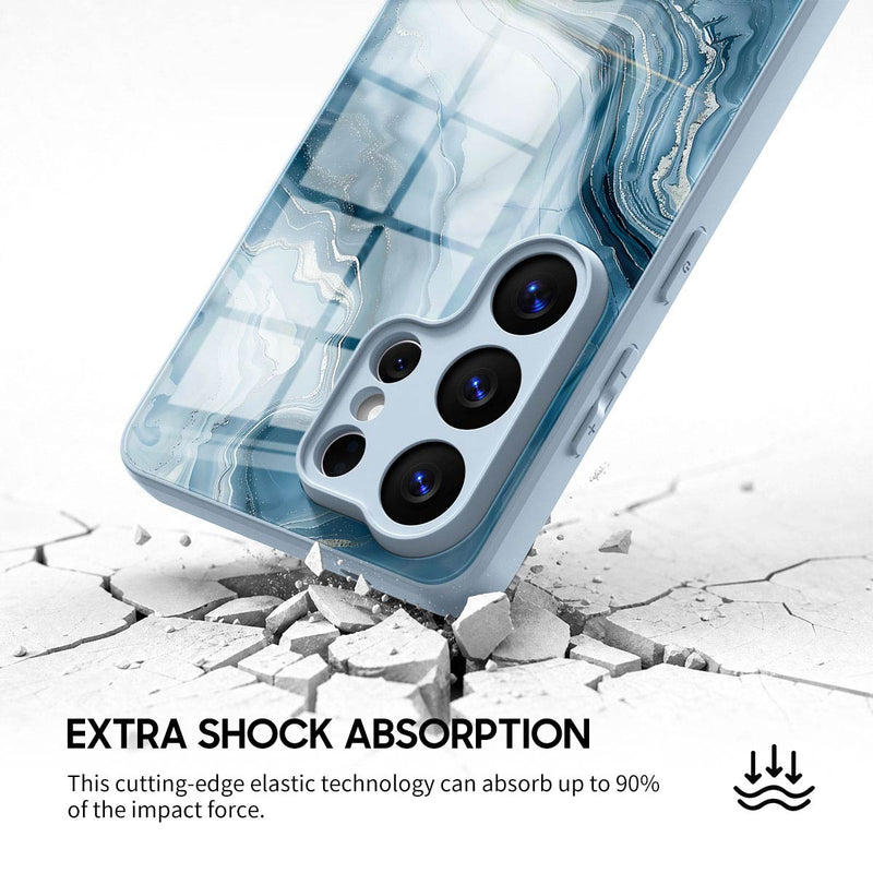 Ice Blue Jade - Samsung Glass Case