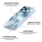 Ice Blue Jade - iPhone Glass Case