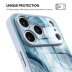 Ice Blue Jade - iPhone Glass Case