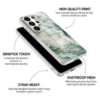 Emerald Ice Green - Samsung Glass Case