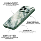 Emerald Ice Green - iPhone Glass Case