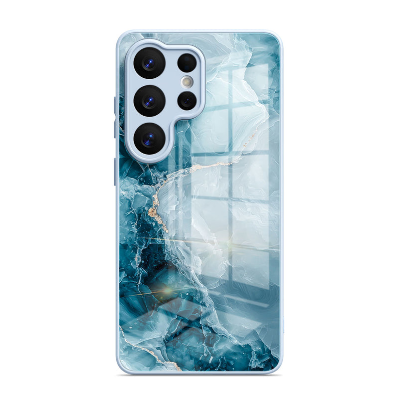 Ice Reef Blue - Samsung Glass Case