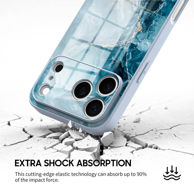 Ice Reef Blue - iPhone Glass Case