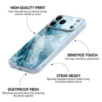 Ice Reef Blue - iPhone Glass Case