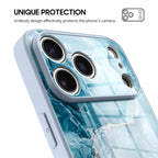 Ice Reef Blue - iPhone Glass Case