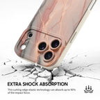 Elegant Rose Gold - iPhone Silicone Case