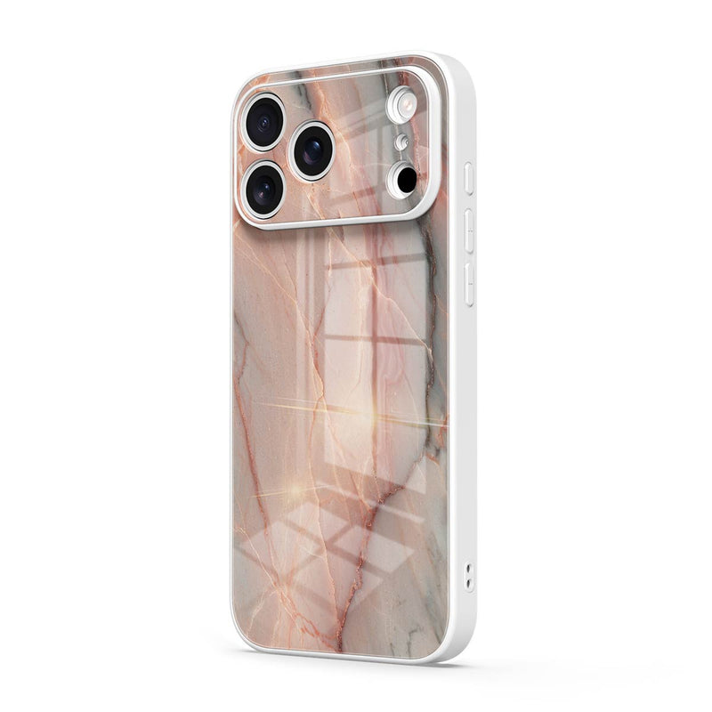 Elegant Rose Gold - iPhone Glass Case
