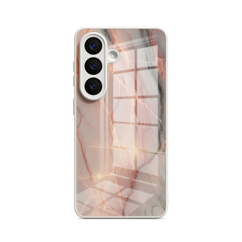 Elegant Rose Gold - Samsung Glass Case