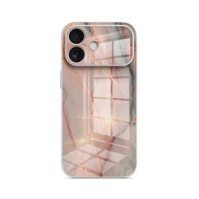 Elegant Rose Gold - iPhone Glass Case