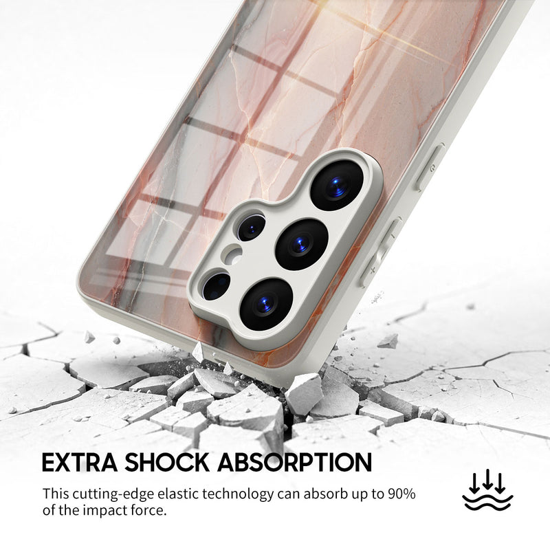 Elegant Rose Gold - Samsung Glass Case