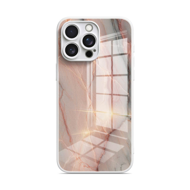 Elegant Rose Gold - iPhone Glass Case