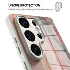 Elegant Rose Gold - Samsung Glass Case
