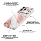 Pink White Jade - iPhone Silicone Case