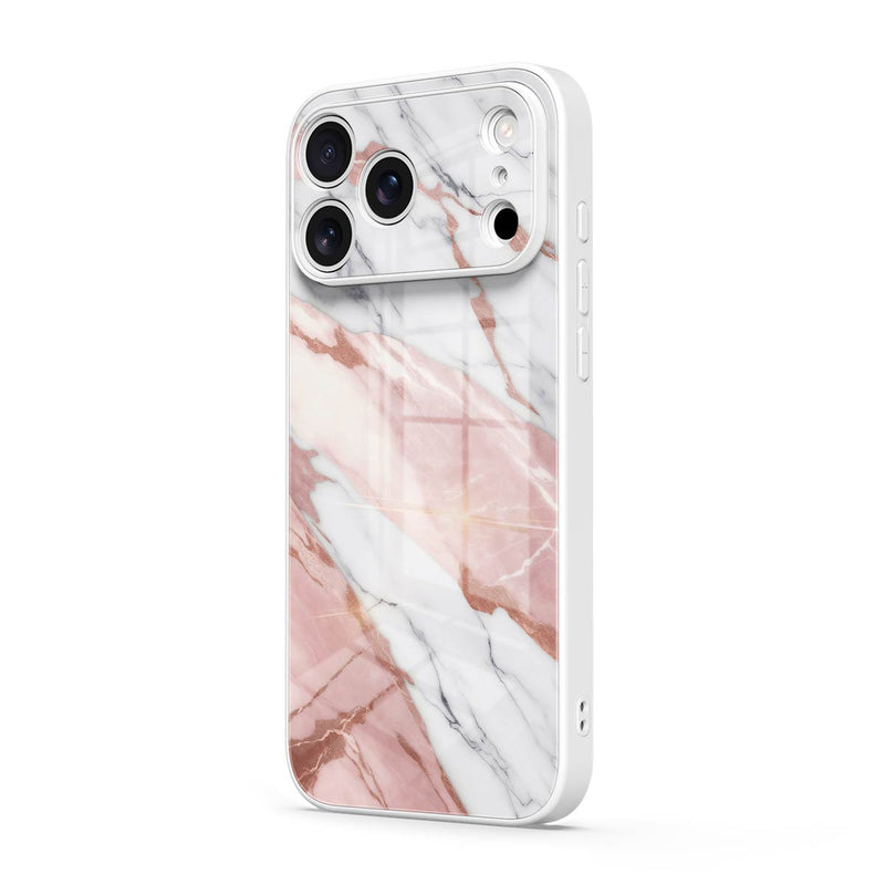 Pink White Jade - iPhone Glass Case