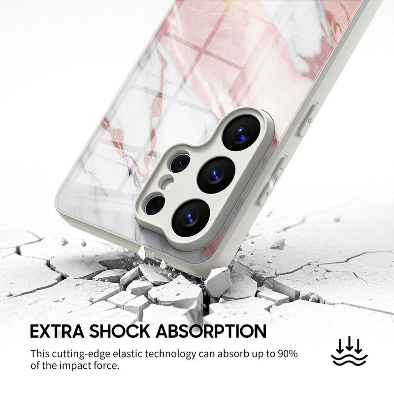 Pink White Jade - Samsung Glass Case